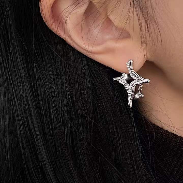 Asterism Rhinestone Earrings - Geaux24