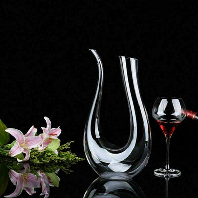 Crystal U-shaped 1500ml Wine Decanter - Geaux24